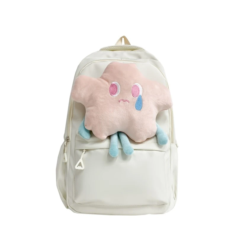 Cute And Versatile Girl Star Backpack Niche Design Fresh Middle And High School Student Backpack