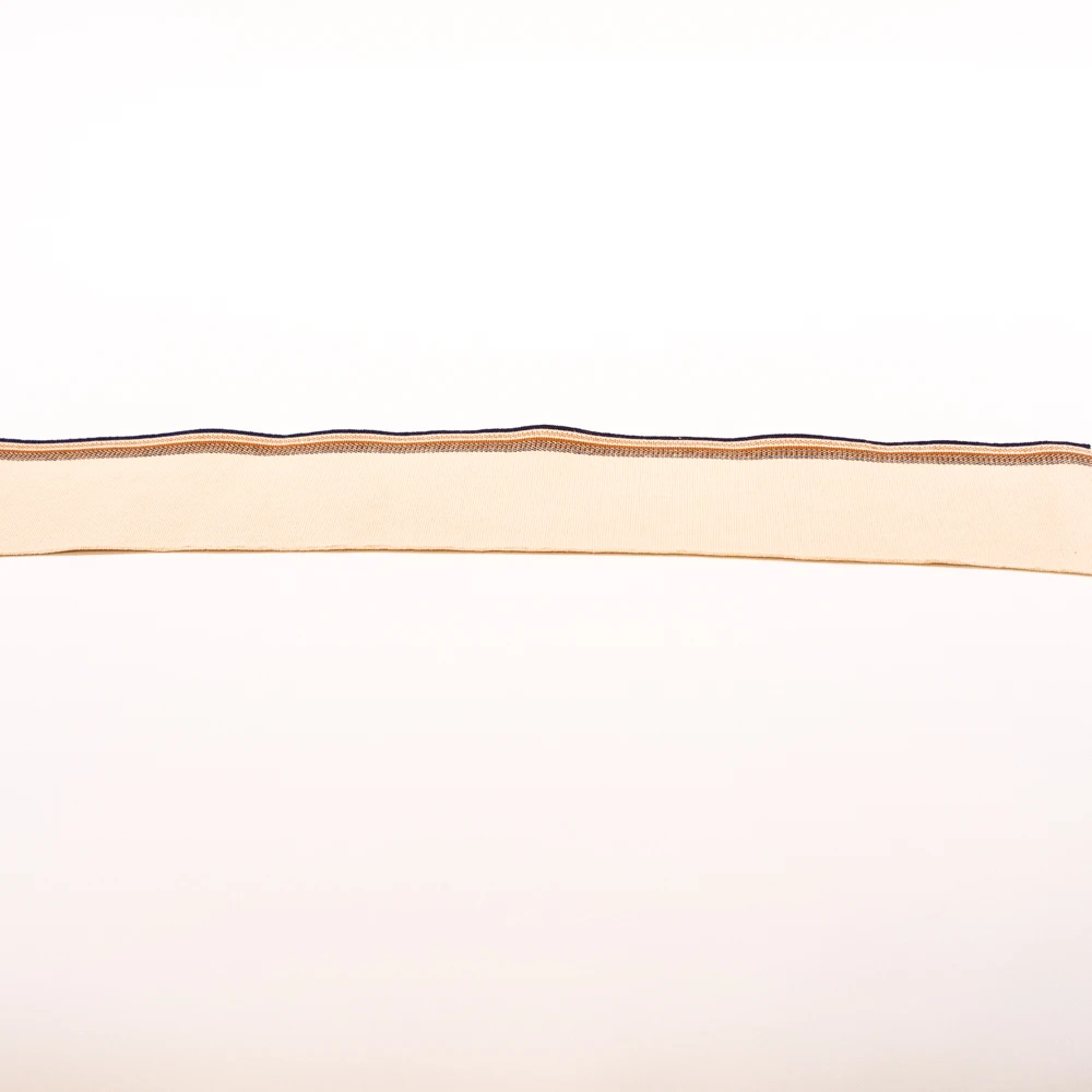 Polyester Cotton Flat Knitting Collar Knitting Rib For Neckline Cuff Polo Shirt