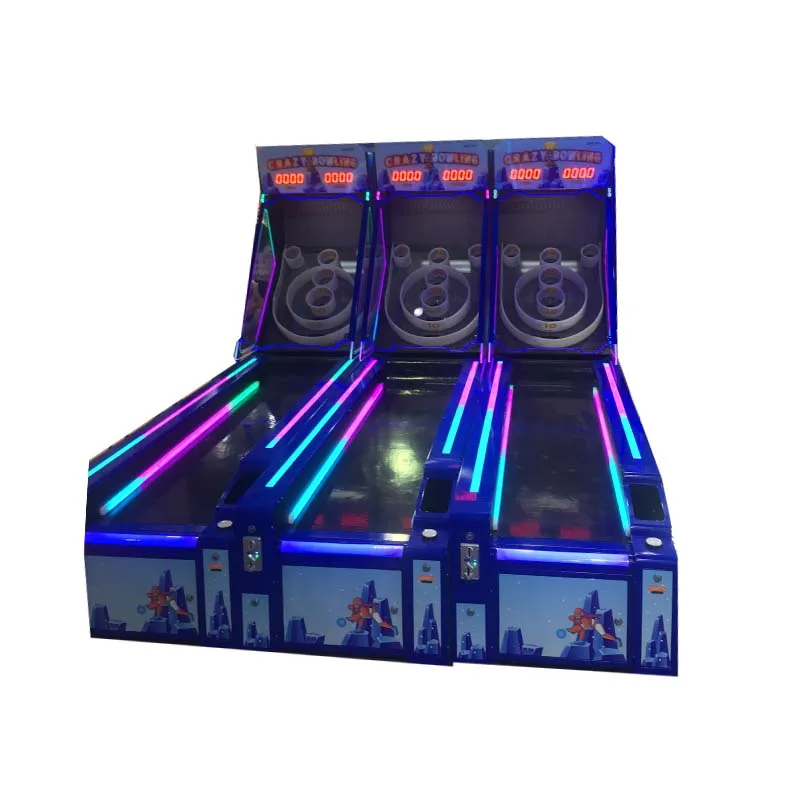 Оборудование для детской крытой игровой площадки 3 игрока боулинг-машина