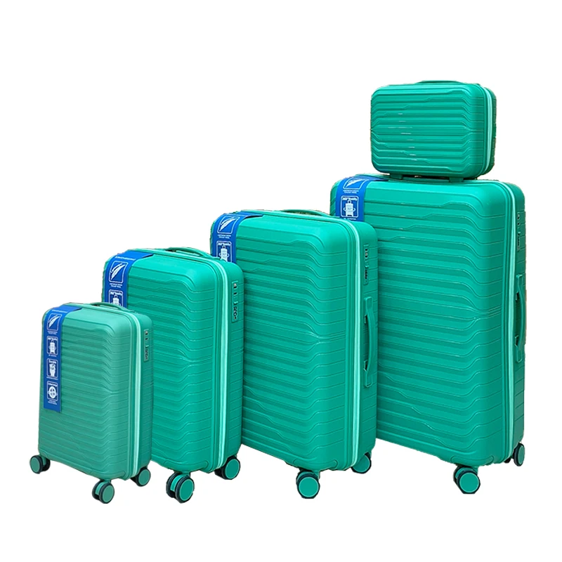 MARKSMAN Suitcase Travel New Fashion pp Luggage Luggage Tags Plastic Quality Rack Bag PP Luggage