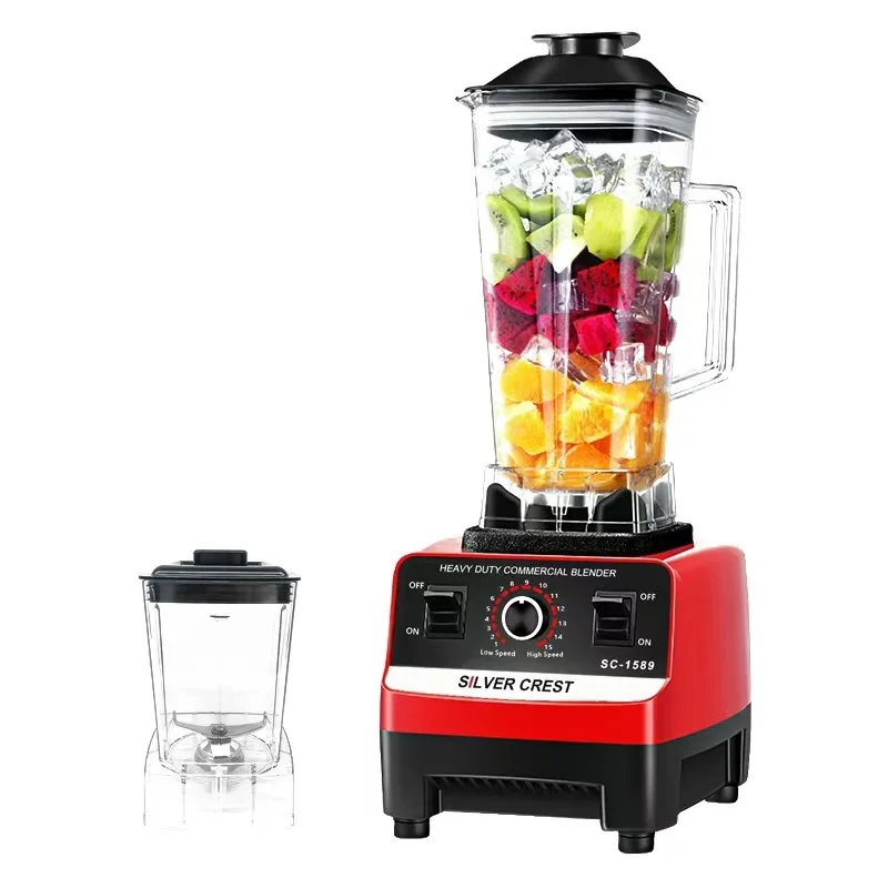 Cheap Silver Crest Sc-1589 Blender Mixeur Professionnel Table Double Cup Silvercrest Blender Machine Mixer Blender