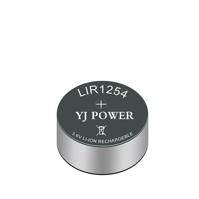 BIS UL1642 Certificate Approved LIR1154 50mAh 3.6v lithium polymer battery 1154 50mAh 3.6v polymer battery for TWS earphone