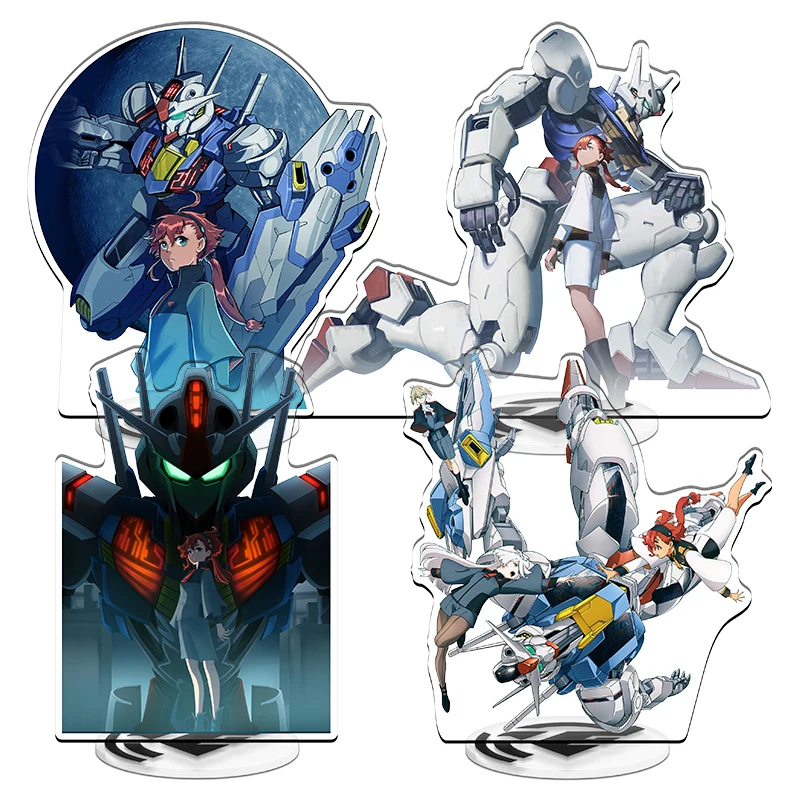14CM Ghost in the Shell SAC 2045 Mobile Suit Gundam THE WITCH FROM MERCURY anime Standee Stand figures derivatives Customized