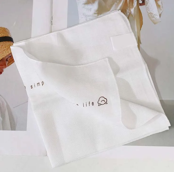 New Jacquard Cotton Handkerchief Class a Anti-Perspiration Saliva Towel Gots Certified Baby Towels Handmade Square Scarf