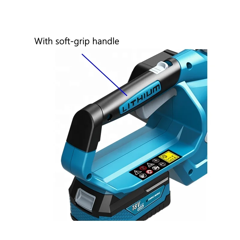 Garden Tools Rechargeable 18V Li-ion/lithium battery pack electric Cordless wood cutting Chain Saw Model CHS-L0118