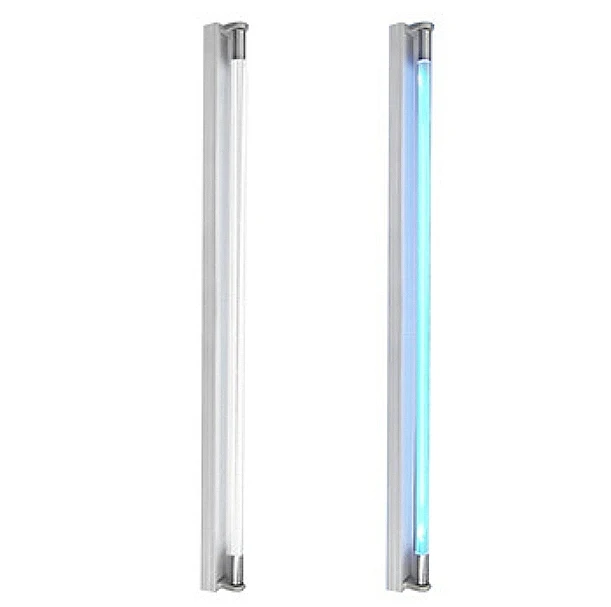 Fluorescent t8 uv tube lights integrated 254nm with/without ozone blue glass uvc t8 uv tube lamps lights