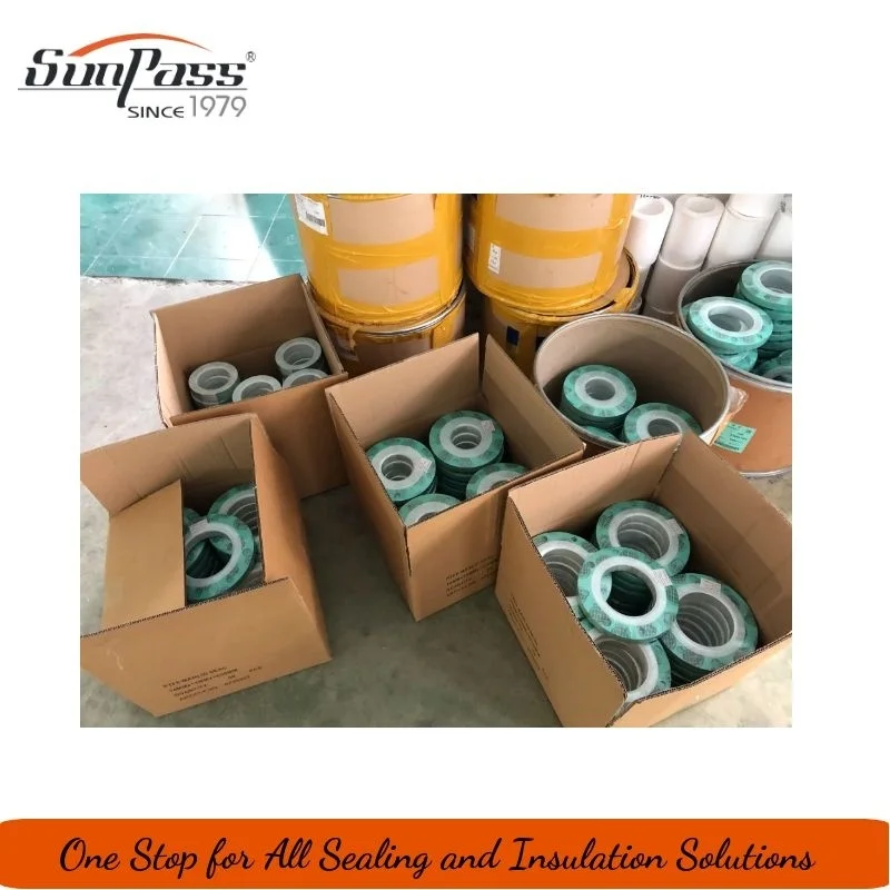 Hot Selling For Chemicals Industry Good Pressure Resistance Supplier Seal Ring Iso Tank Manlid PTFE Spiral Wound Gasket