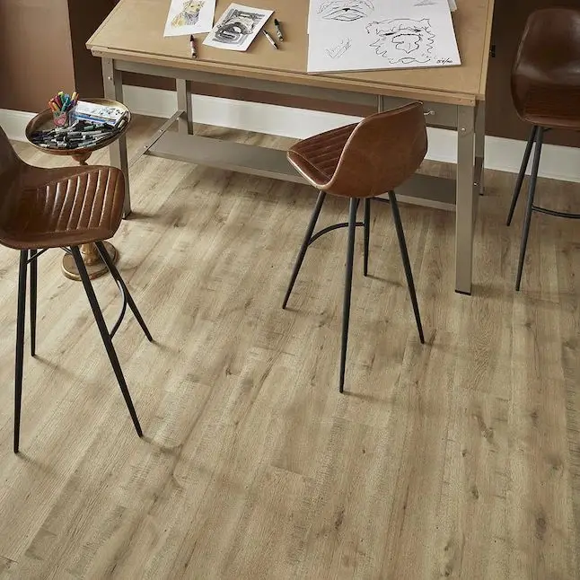 FSII High Quality Solid wood material Spc Vinyl Plank Laminate Flooring Wood Looking Laminate Flooring