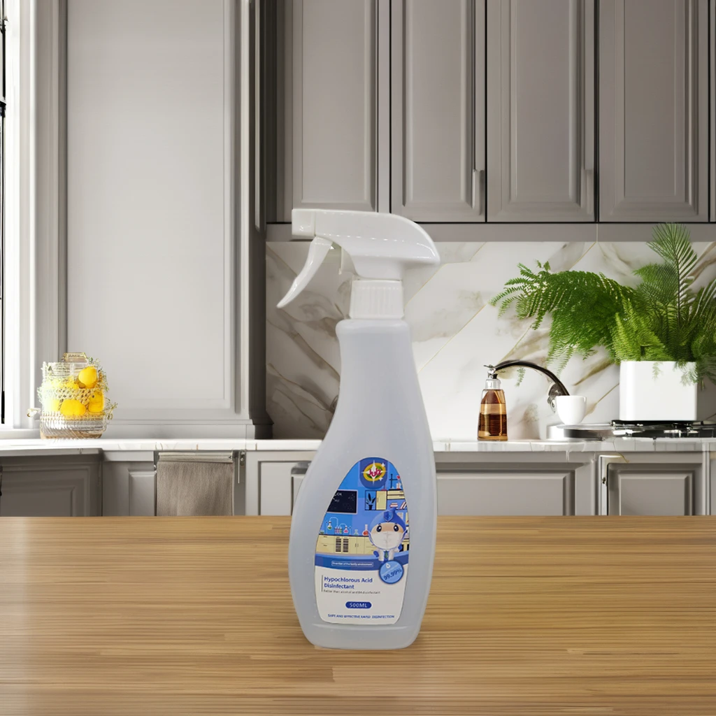 Reliable multi-purpose household chemical hypochlorous acid spray for hospital kitchens rooms toilets sterilization disinfection