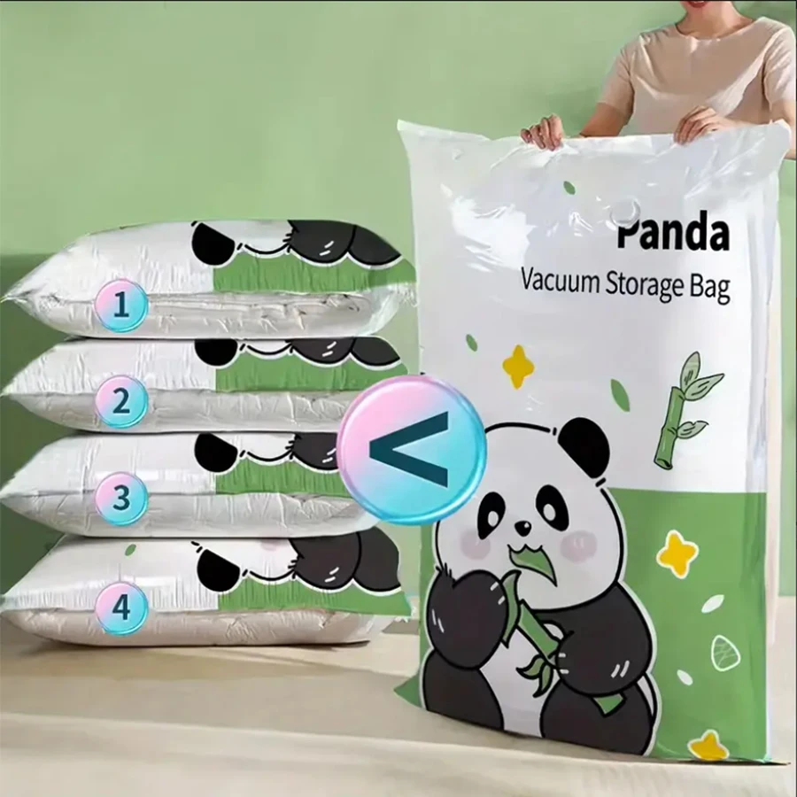 Multifunction Foldable Bag Storages Vacuum Transparent Plastic Clothes Storage Bag Reusable Giant Vacuum Bags