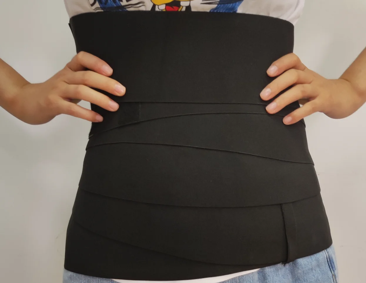 Лидер продаж, эластичная повязка на живот для похудения, плоский пояс для живота, корректор фигуры, тренажер для талии для женщин