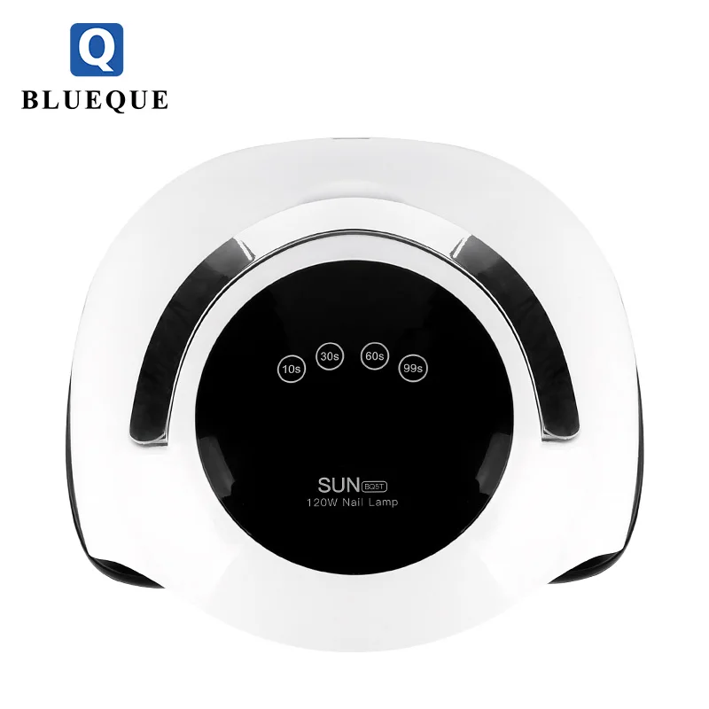  Мощная УФ-лампа для сушки гель-лака ногтей BLUEQUE 120 Вт SUN BQ