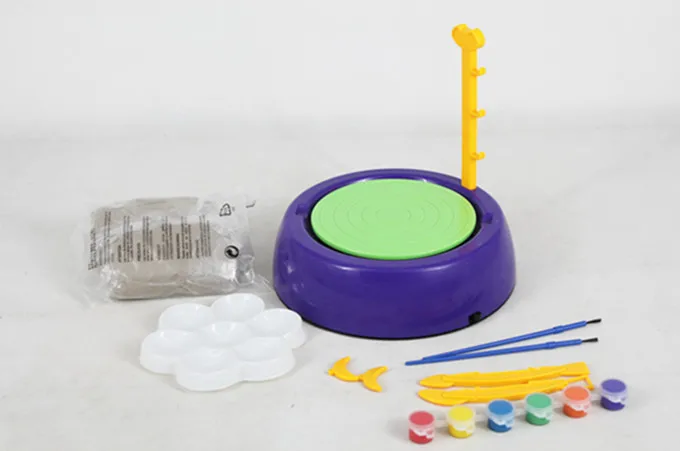 
Pottery wheel workset with drawing toys clay ONLY WE CUTE SUNLIGHT PRODUCE 