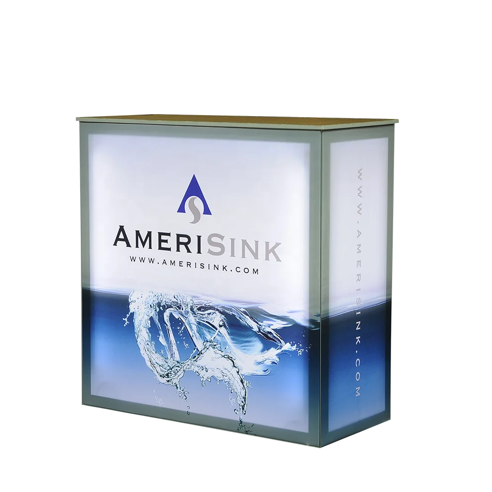 popular portable exhibition booth advertising counter table