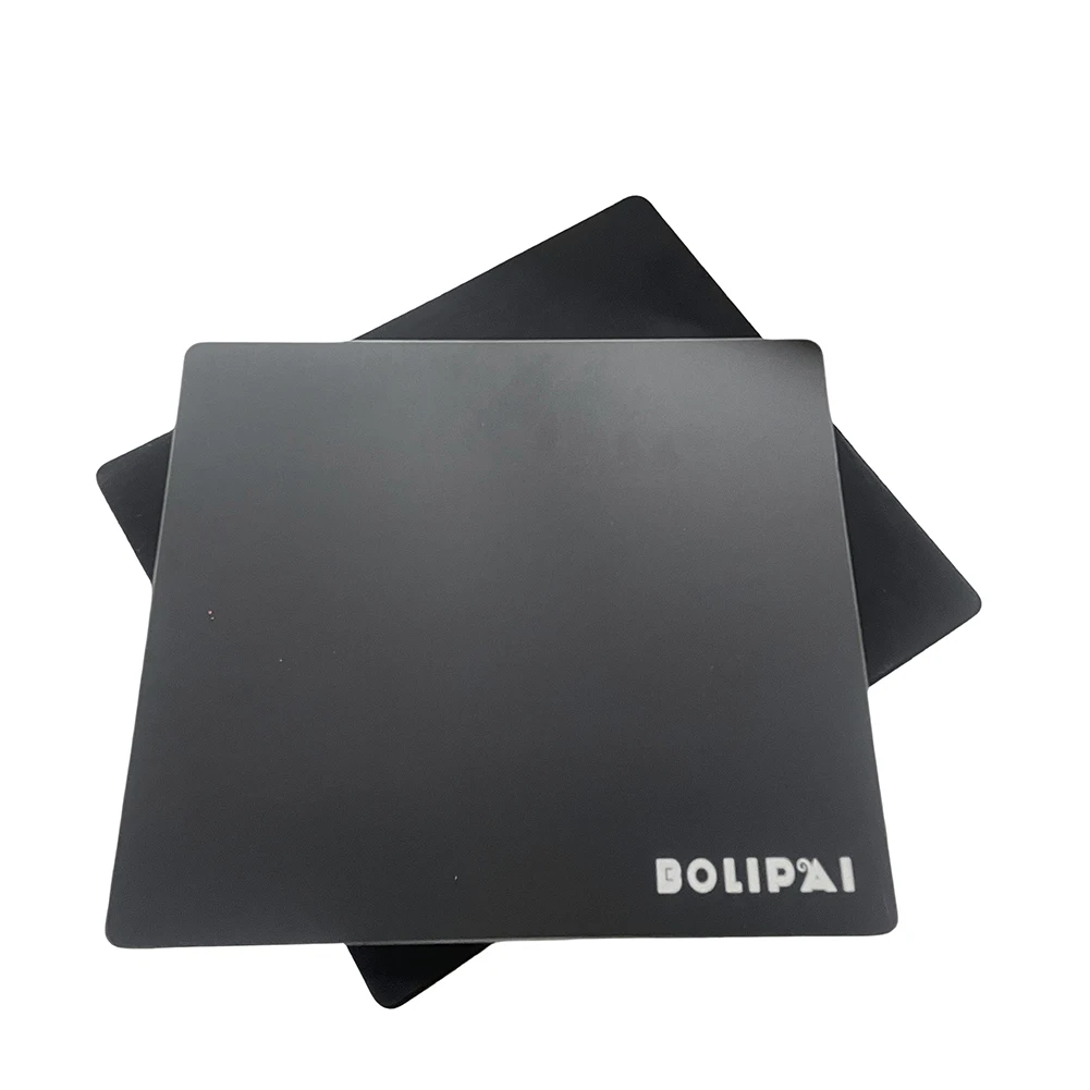 Custom 4.0 XL gaming glass mousepad with silica backing