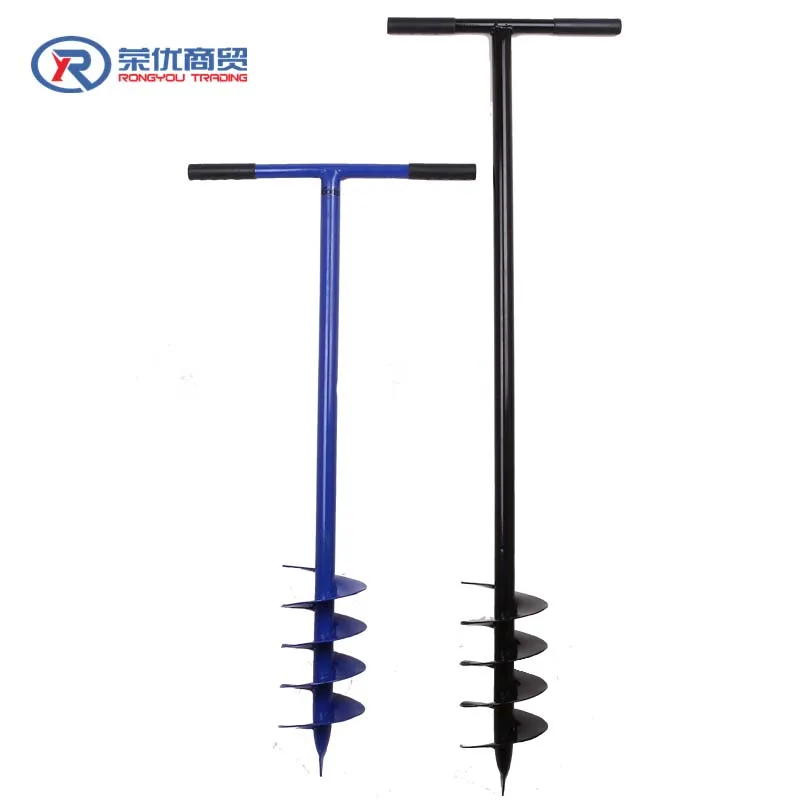 Post Hole Fence Manual Hand Drill Digger Earth Auger