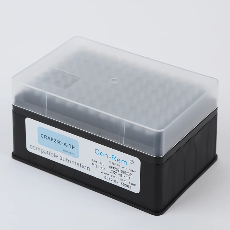 Прямая поставка, Agilent 250ul, Роботизированная Пипетка с фильтром, лабораторные расходные материалы, стерильный тест на нуклеиновую кислоту