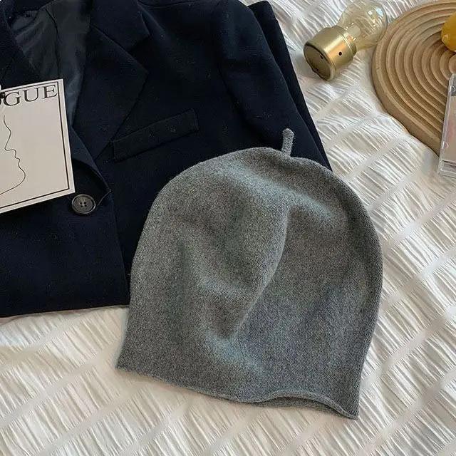 New Fashion Mens Beanie Winter Knit Hat Boy Skullcap Sailor Cap Cuffs Retro Navy Short Hat Solid Color Unisex Autumn Warm Cap