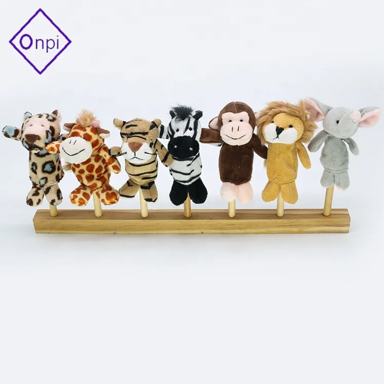 Funny custom finger puppets Excellent quality low price Soft custom plush toy