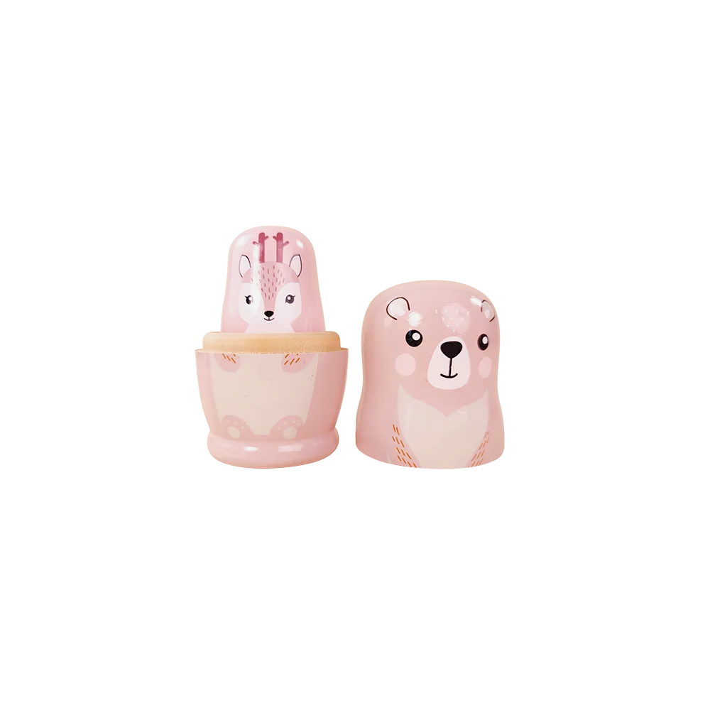 Wholesales New Custom Russian Doll Matryoshka Promotion Gif Toy Traditional Hand Painted Doll Fantasy Wood Unisex Inflatable