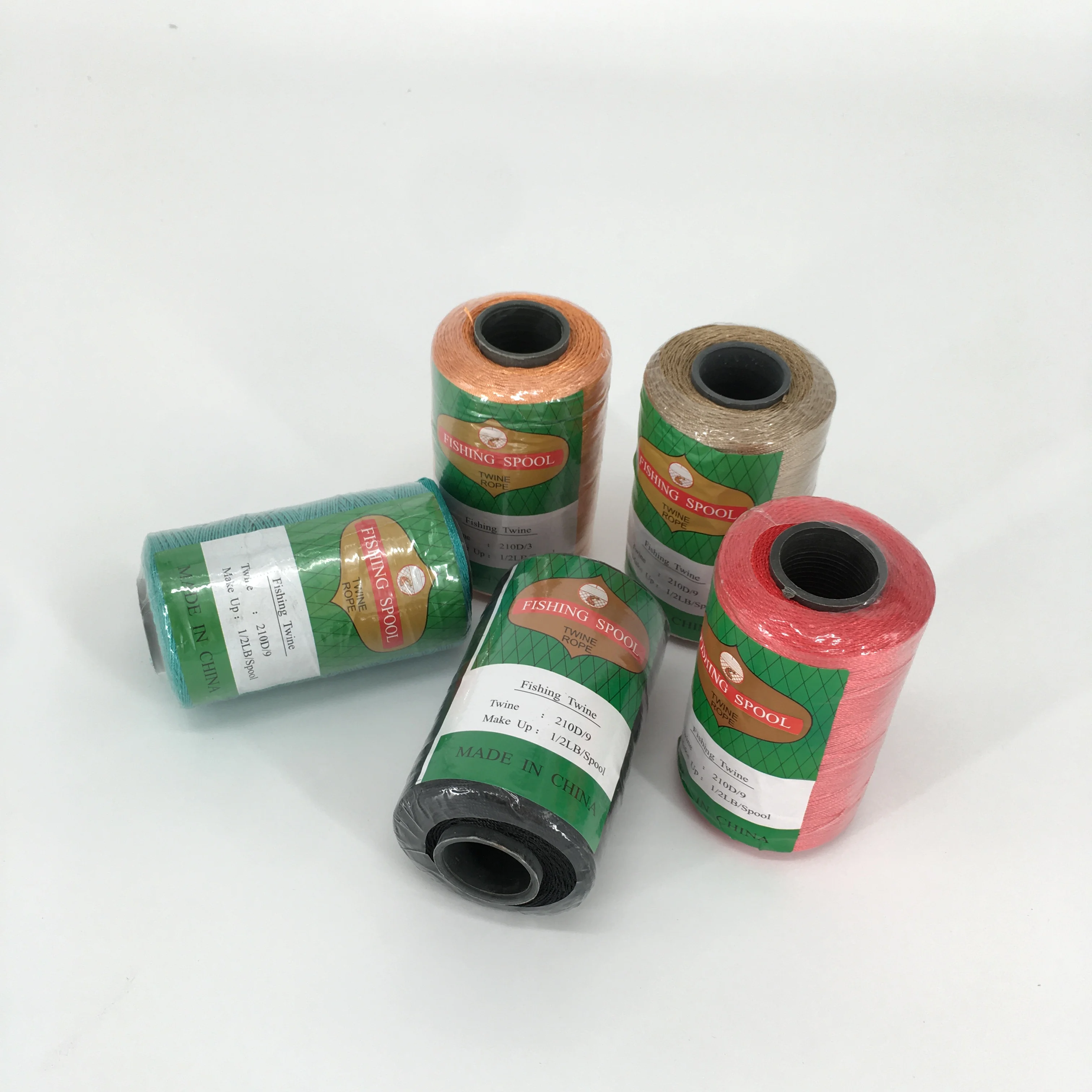 High quality nylon fishing twine 210d/18 nylon mason twine and 150g nylon twine