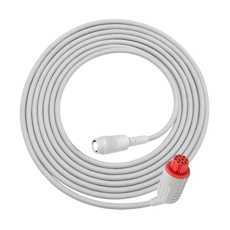 Datex 10 pin IBP Cable Compatible with pressure transducer