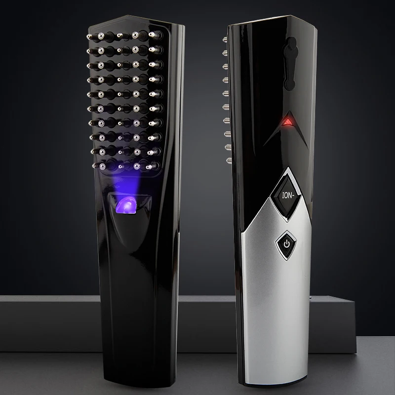 Infrared Blue Negative Ion Led Light Therapy Laser Massage Hair Comb