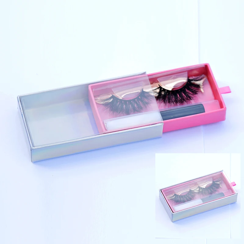 
Wholesale customization mink lashes 25 mm mink lashes 25mm eyelashes 3d With Custom Packaging Your Own Logo Eyelash Box 