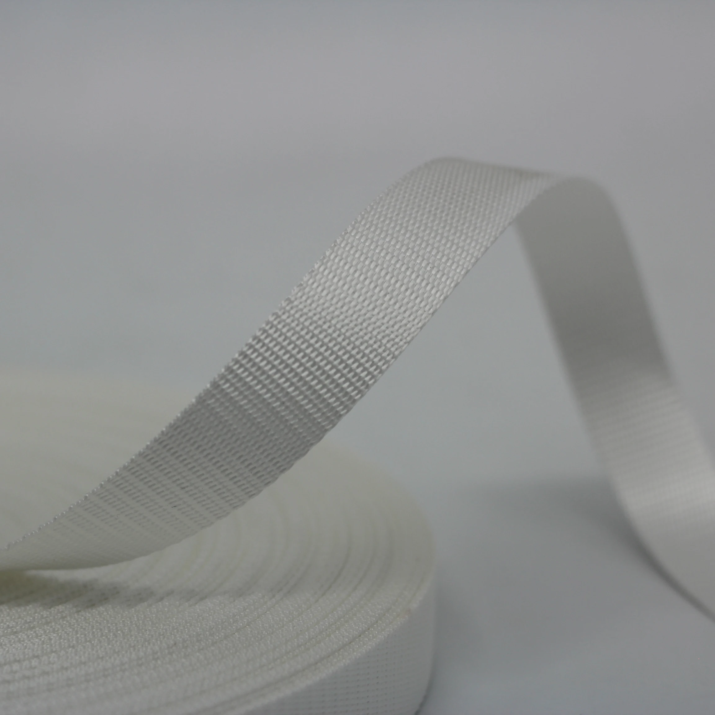 wholesale Eco-friendly Nylon Polyester tape Durable 100% polyester bundling belt webbing web band