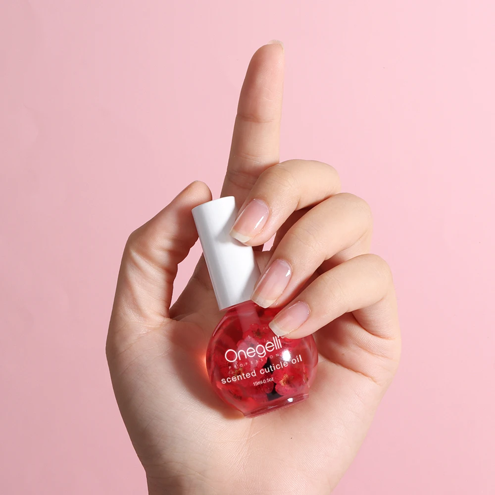 Private Label Nourishing Moisturizing Revitalizer Toe Repair Nail Care Dry Flower Scent Cuticle Oil for Nails