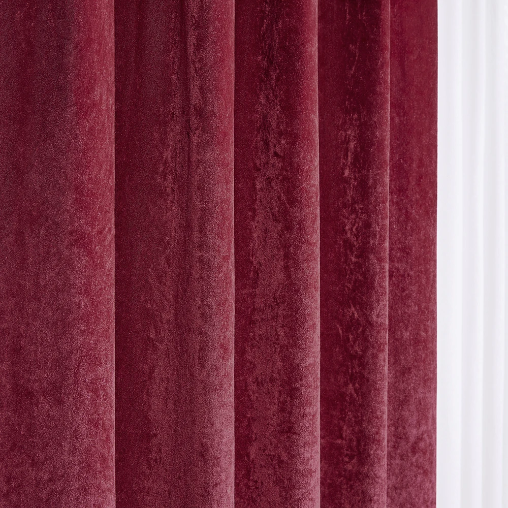 Multi-functional washable sound-absorbing curtains Durable curtain fabric made in Japan with polyester fabric.
