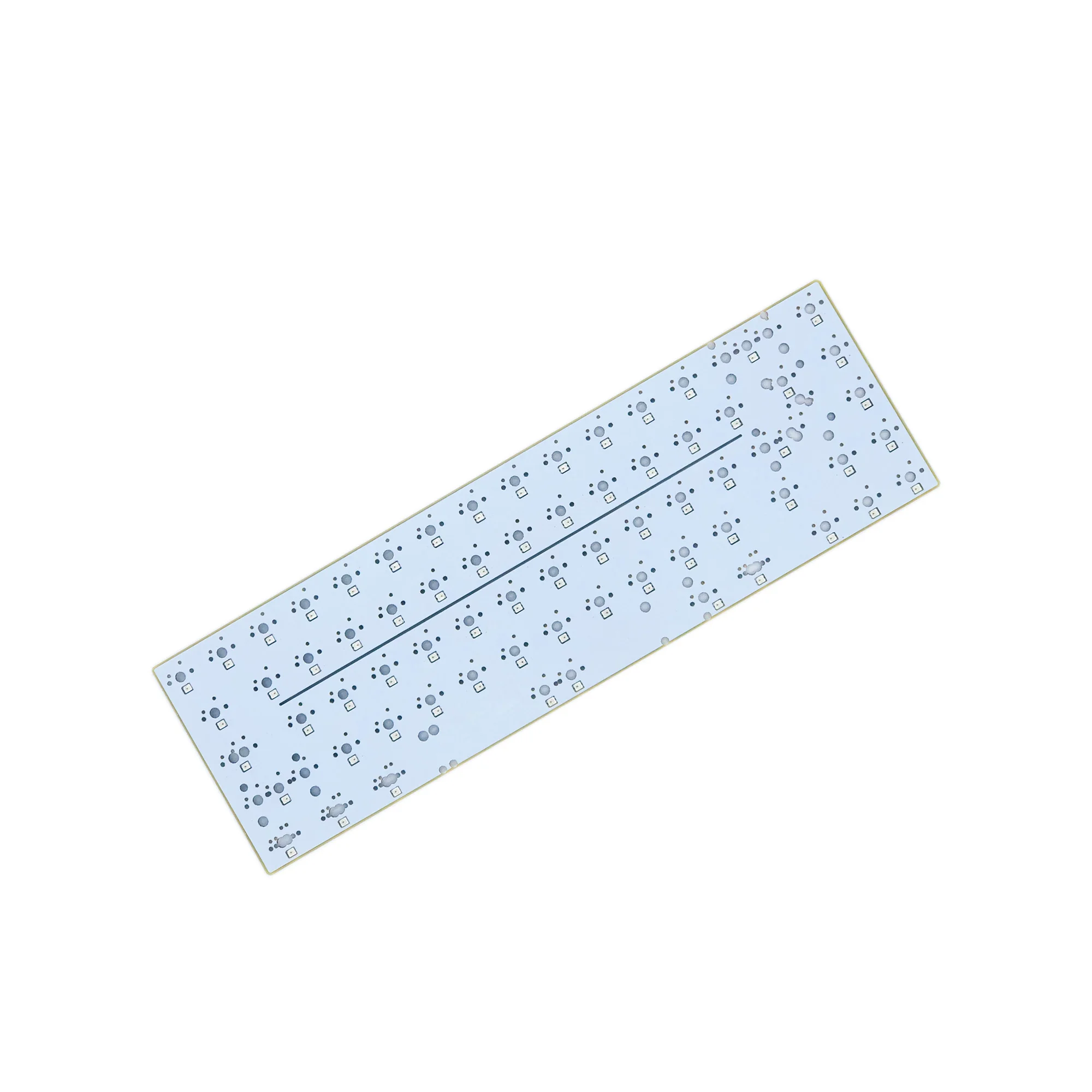 Open Source Qmk Via Custom Circuit Boards 75 Percent 75% gaming Mechanical RGB Hot Swap ISO Keyboard PCB Prototype with fn