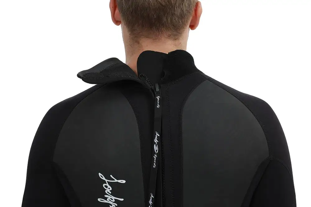 
Manufacturer Wholesale Custom Logo 3mm Neoprene Triathlon Watersport Surfing Full Body Black Diving Wetsuit 