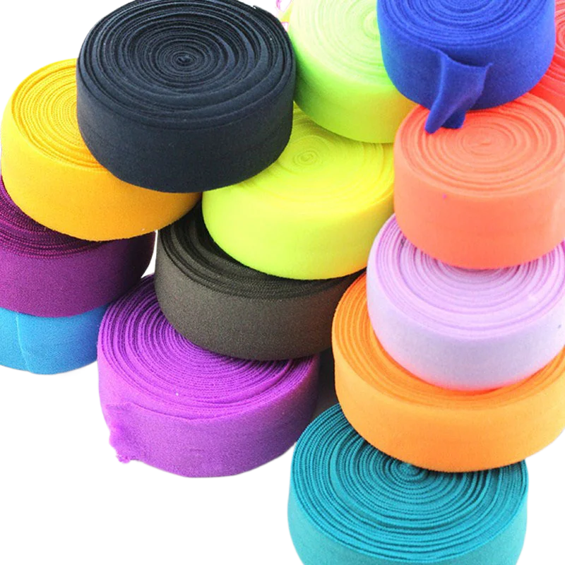 2 band 2cm color elastic folding strip down