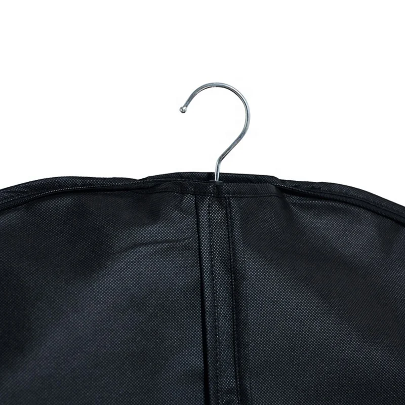 Пылезащитный чехол с логотипом на заказ, нетканое Женское пальто, платье, одежда, пылезащитная сумка, портативный мужской костюм, пылезащитный чехол для костюма