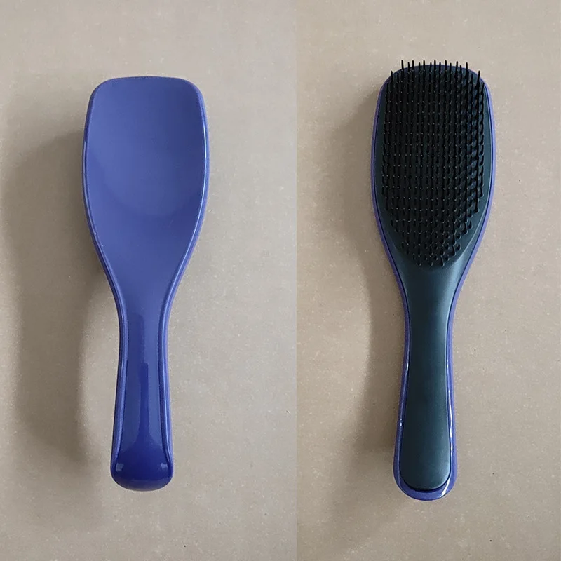 Customized logo  Travel Size Italian Hard Plastic Hair Brush Set for Women and Men