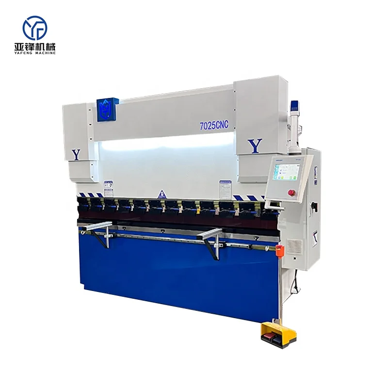 70T2500 CNC steel plate bender metal plate rolling machine steel plate bender popular and press brake