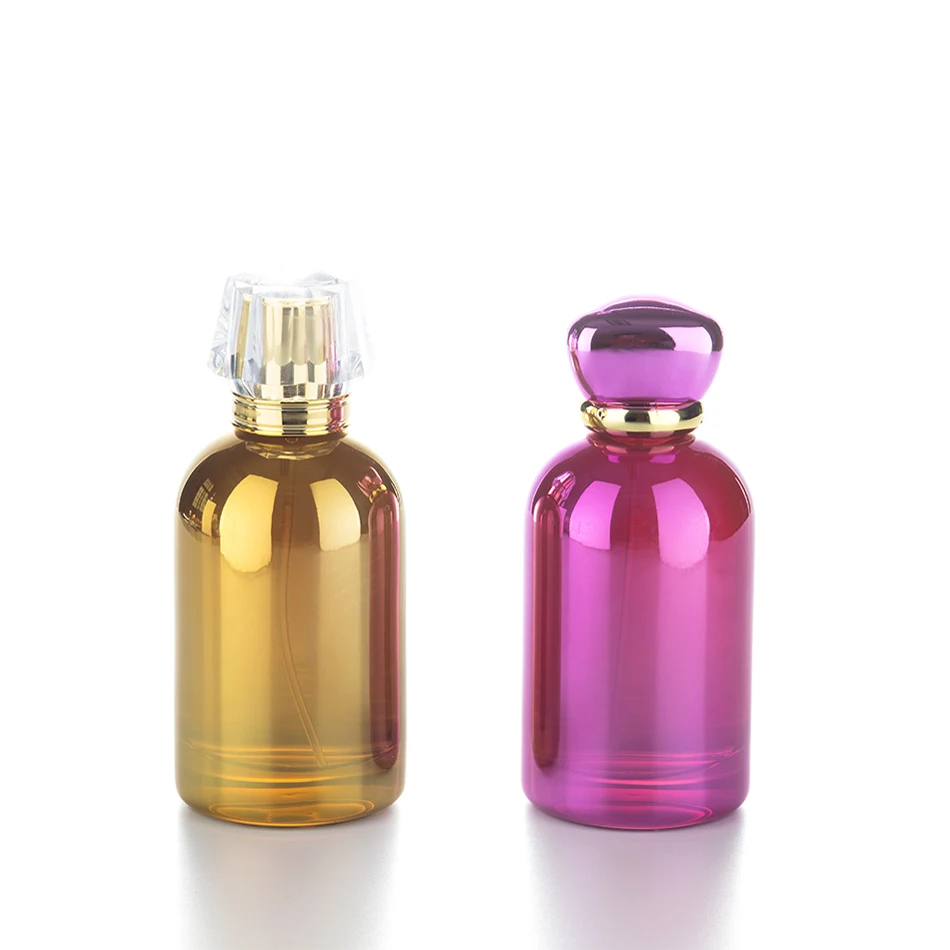 Perfume Bottle Transparent Black Spraying Perfume Oil Attar Bottles With Glass Stick And Aluminum Screw Cap