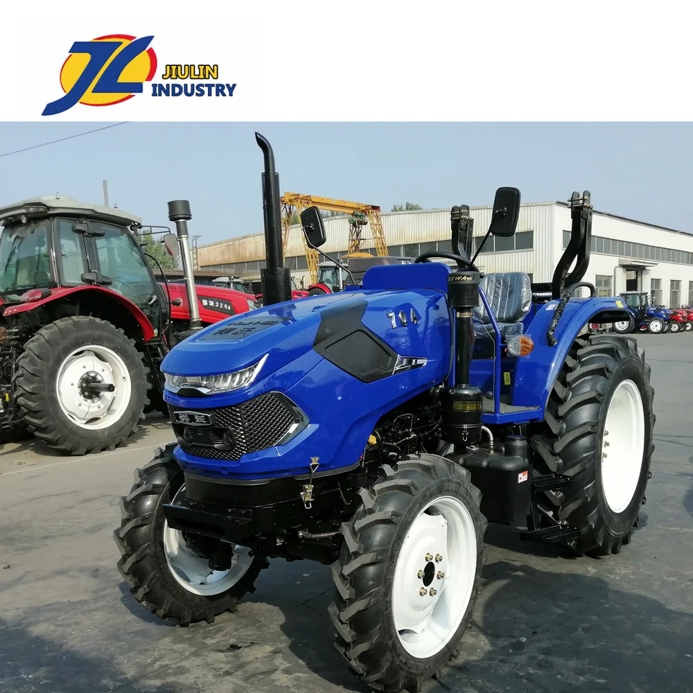 Тяжелый высокопрочный сельскохозяйственный трактор 70HP 80HP 90HP 4X4WD с фронтальным погрузчиком экскаватором от