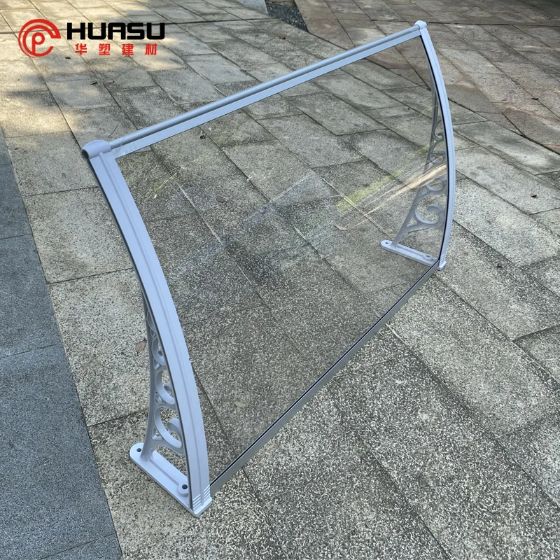 Awnings And Awning Brackets Window Canopy Door Canopy Polycarbonate Shade Awning Clear Plastic Aluminum Pc Coated Manual