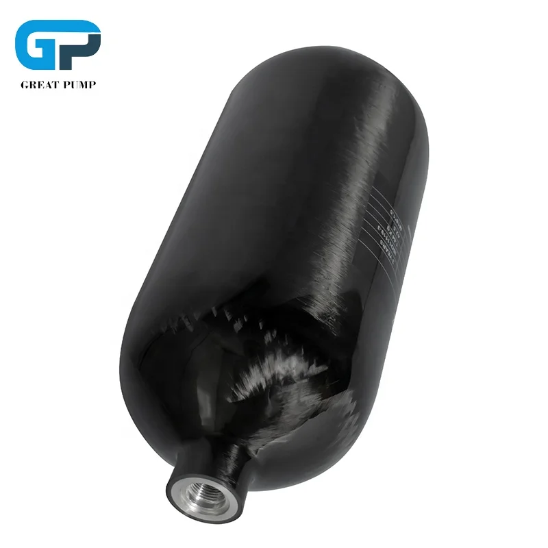 GP OEM High Temperature Resistance 2.5L High Pressure 300bar 30mpa 4500psi Paintball Game Carbon Fiber Air Tank Gas Cylinder