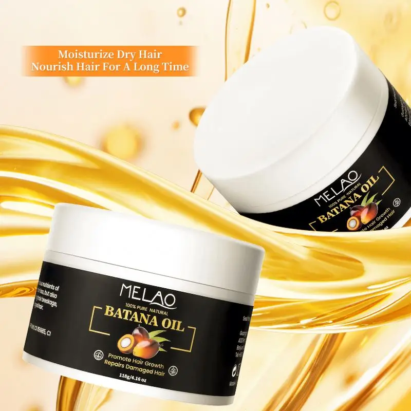 OEM/ODM 100% Pure Butter From Honduras Unrefined Promotes Thickness Men & Women Batana Oil For Hair Growth