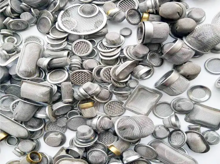 Customized Stainless Steel Filter Strainer Basket Colander Wire Mesh Screen Filtering Bowl Sieve Cap