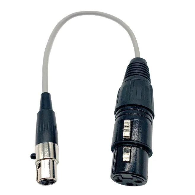 5 Pin Mini XLR Socket to 3 pin XLR Socket Cable