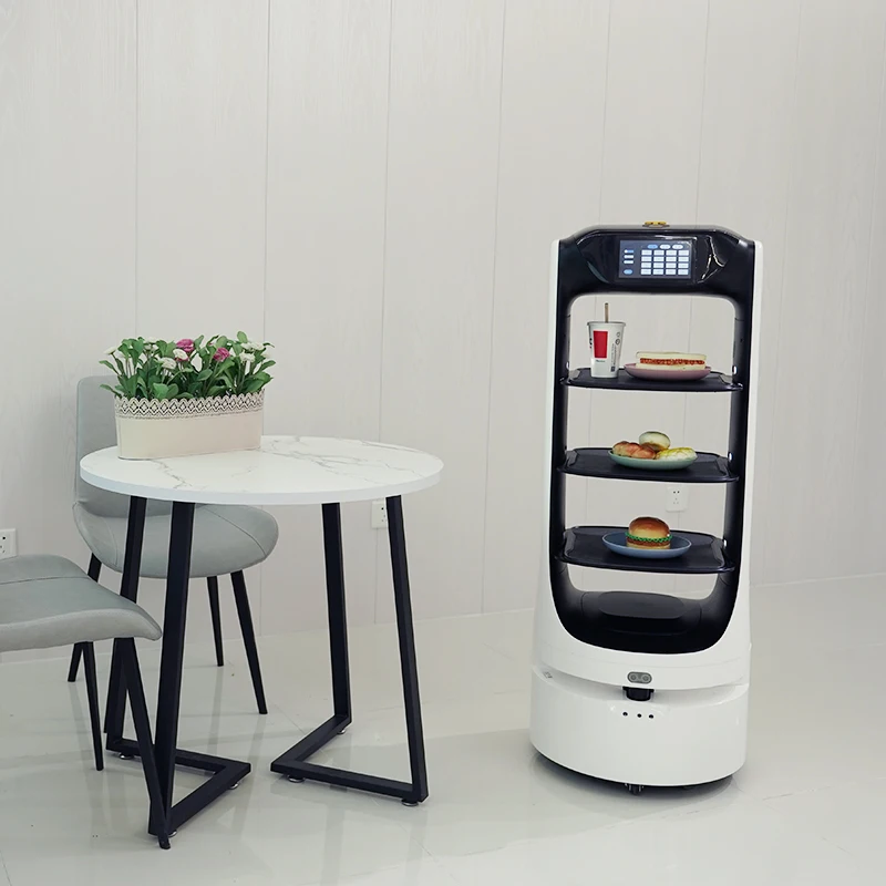 Reeman  Autonomous Robot for Food and Item Deliveries Robotic Waiter for Restaurant and Fast Food Shop