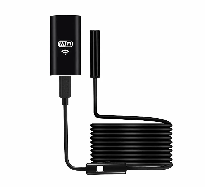F99 WIFI Endoscope Camera 8mm Lens HD720P Soft Hard Wire Wireless Endoscopio Waterproof Inspection Borescope for Smart Phones