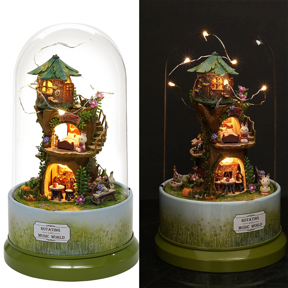 The Forest Whim Amazon Tiktok Best Seller 3d Handmade Art Collections Diy Wooden Dollhouse Children Educational Toys