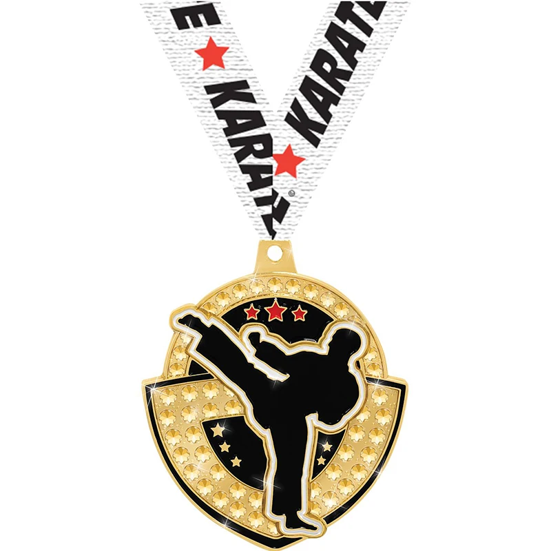 Custom 3D Kung Fu Metal Taekwon-Do Mundial Jiu Jitsu Award Ju Jutsu Judo Itf Taekwondo Karate International Medals