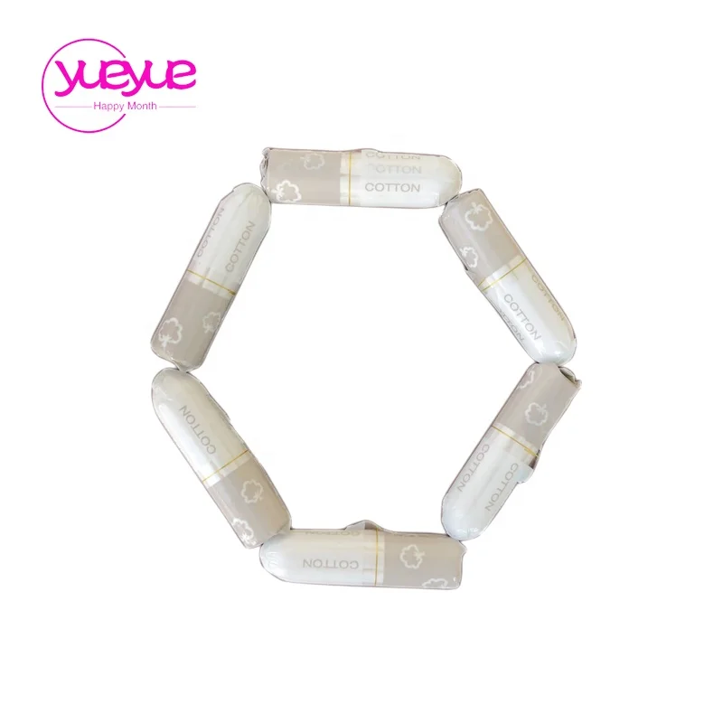 Wholesale 100% organic biodegradable private label cotton tampons