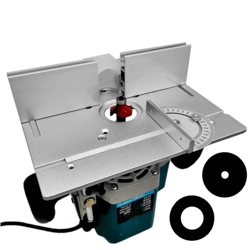 2-in-1 Large Mechanical Wood Trimming Machine Cover Mini Table Saw Flip Plate Push Ruler Panel Backside Easy Wood Hand Tools